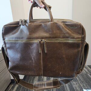 COPY - Vintage Matt & Nat Vegan Leather Messenger Bag Tote Crossbody Briefcase …